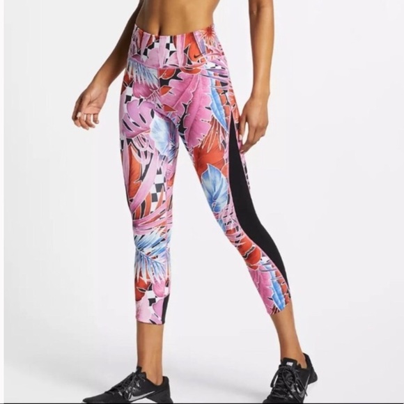 Nike 7/8 Mid-Rise Tropical Floral Print - Picture 3 of 8